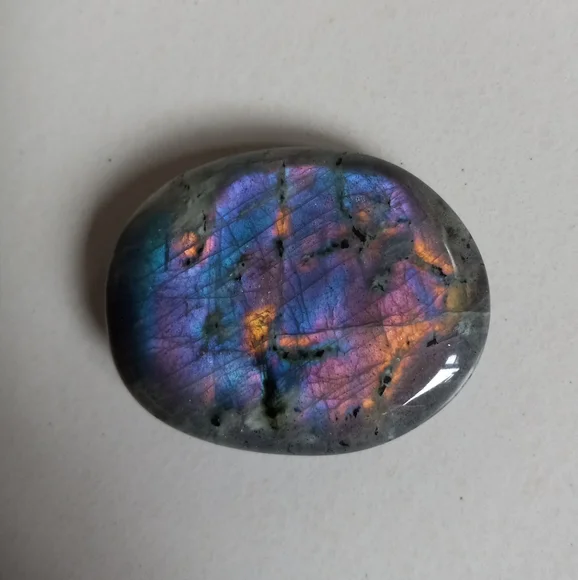 Magical Sunset Flash Labradorite Palmstone!!!!! - Picture 6 of 12